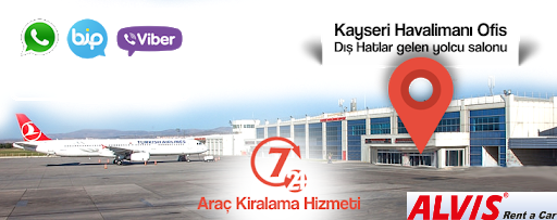 Kayseri Erkilet Havalimanı Araç Kiralama