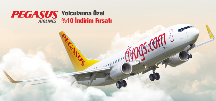 10% Discount for Pegasus Passengers